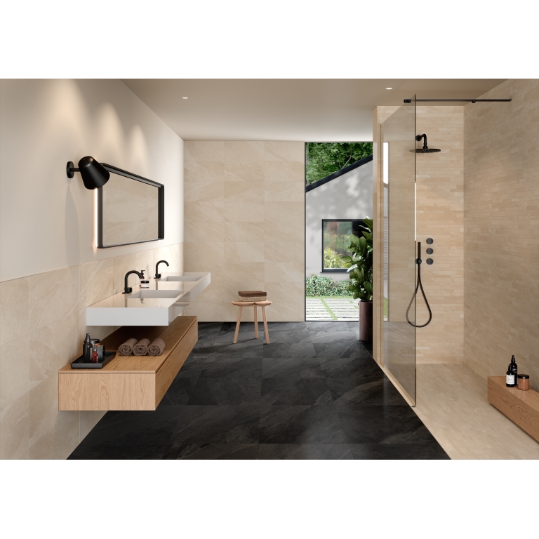 MIXT 2 - 12X24, BEIGE CAVE, MATTE